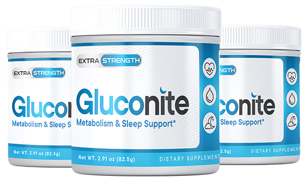 Illustration of Gluconite's nighttime relaxation ingredients supporting sleep onset