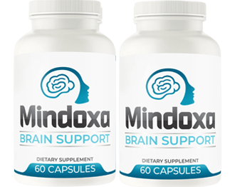 Mindoxa mushroom supplement bottle for healthier mind and daily focus