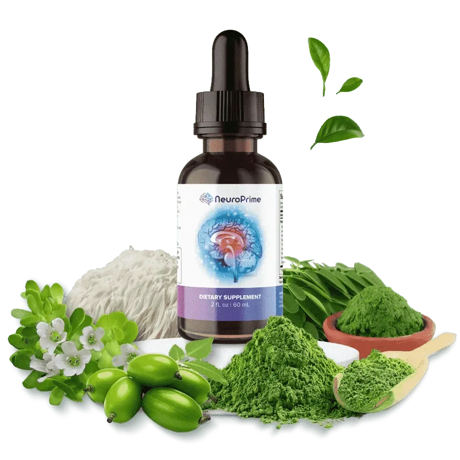 NeuroPrime bottle introducing a stimulant-free focus and memory supplement